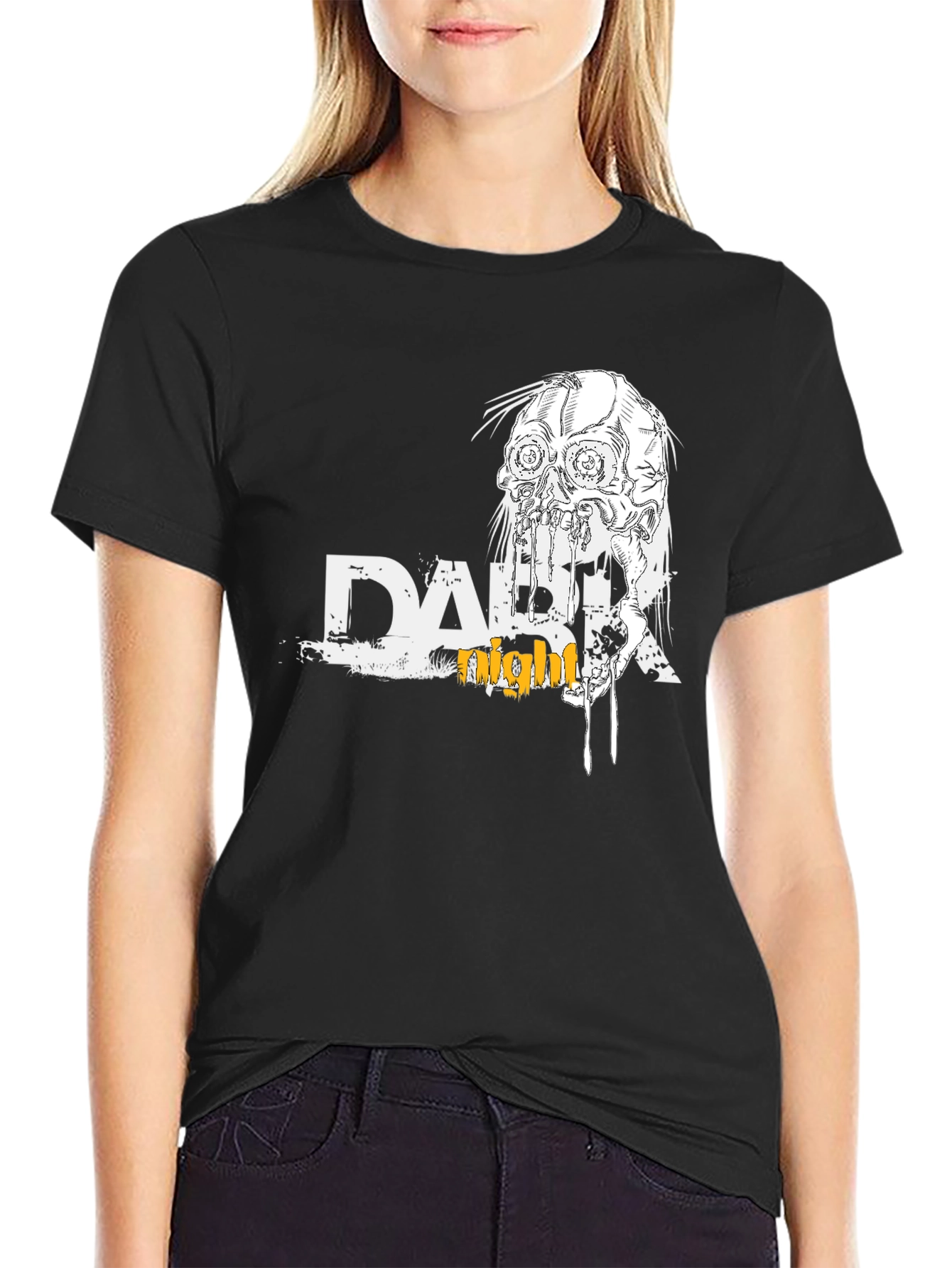 Dark Night Graphic Print T-Shirt