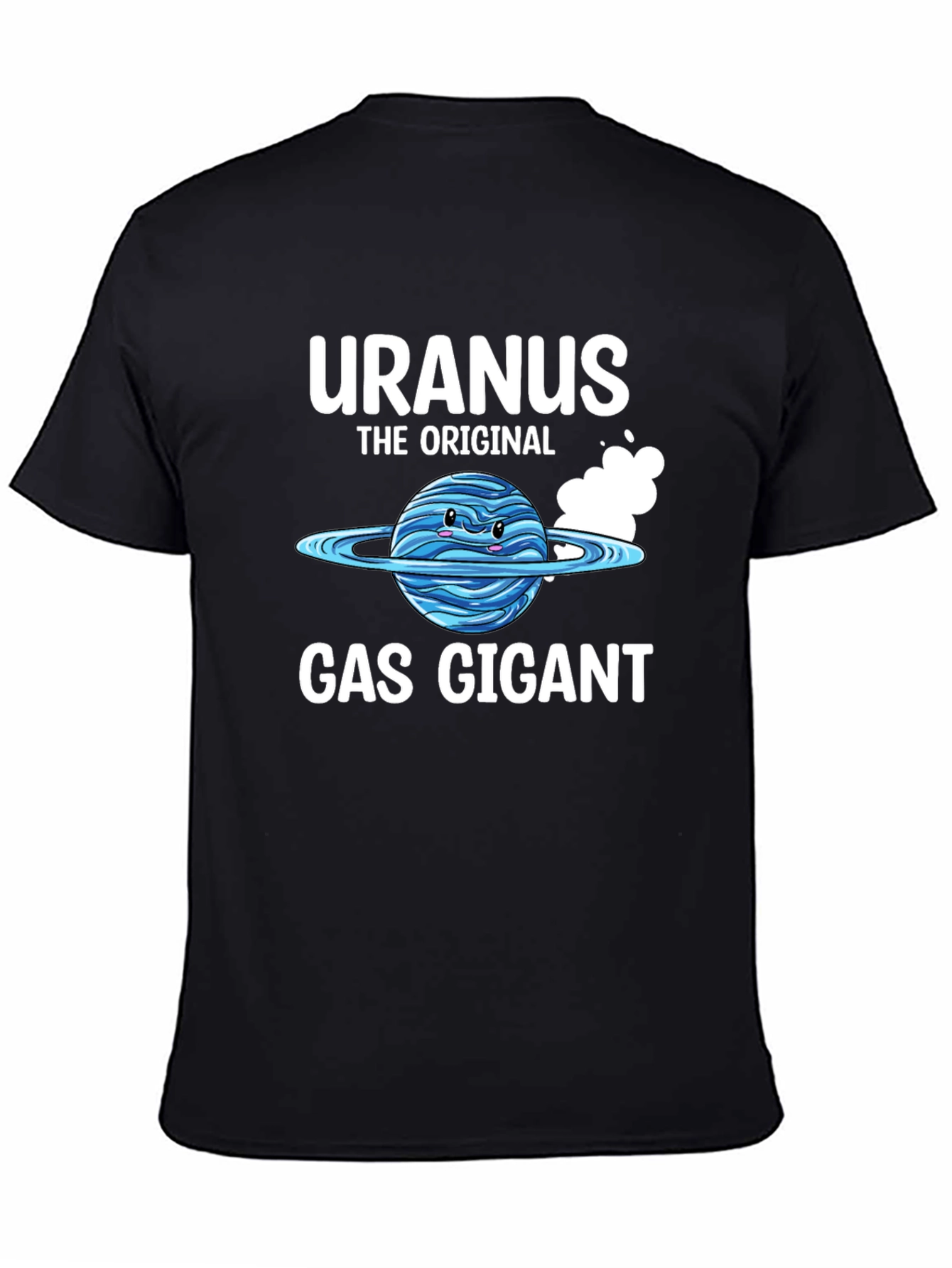 Uranus Gas Giant Graphic T-Shirt - Funny Space Tee