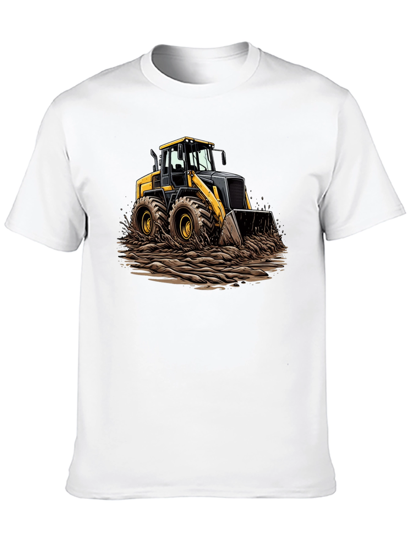 Bulldozer Graphic Tee - Heavy Equipment Shirt