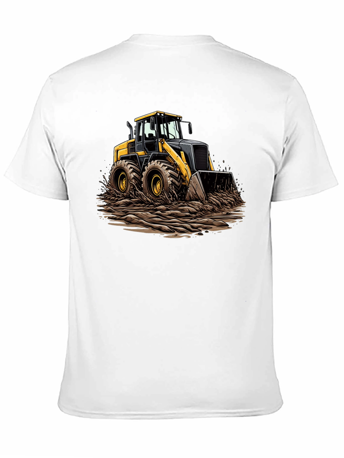Bulldozer Graphic Tee - Heavy Equipment Shirt