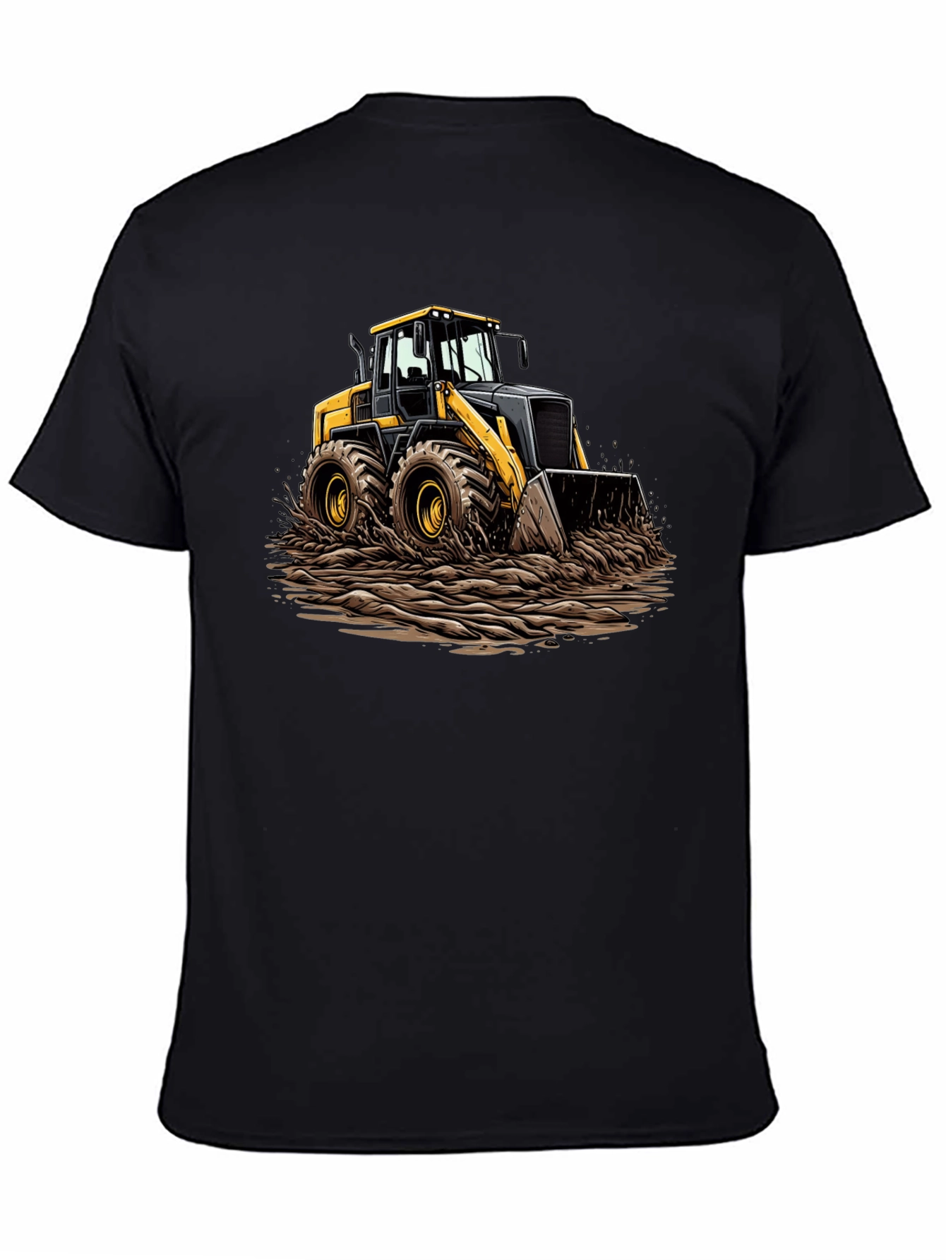 Bulldozer Graphic Tee - Heavy Equipment Shirt