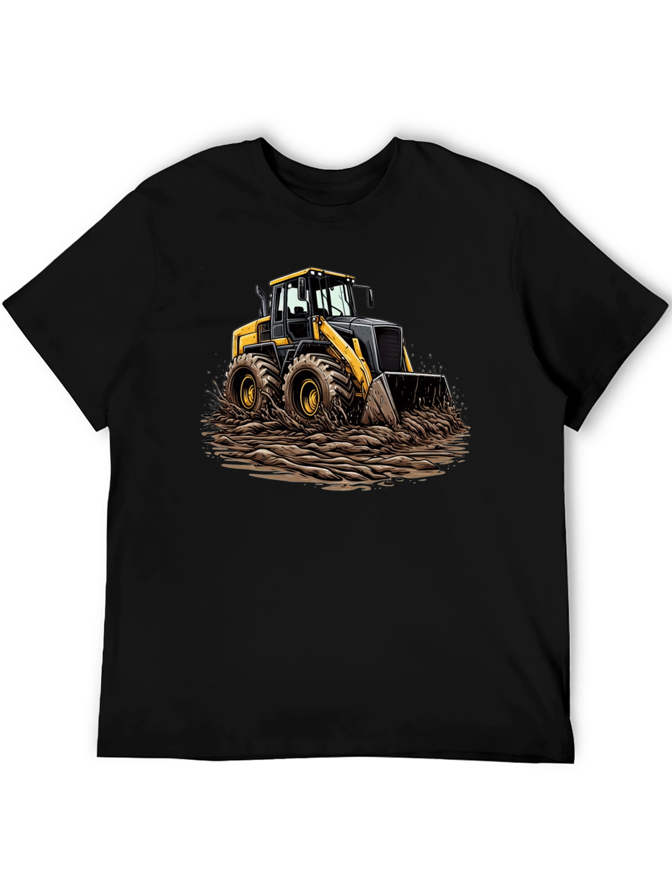 Bulldozer Graphic Tee - Heavy Equipment Shirt