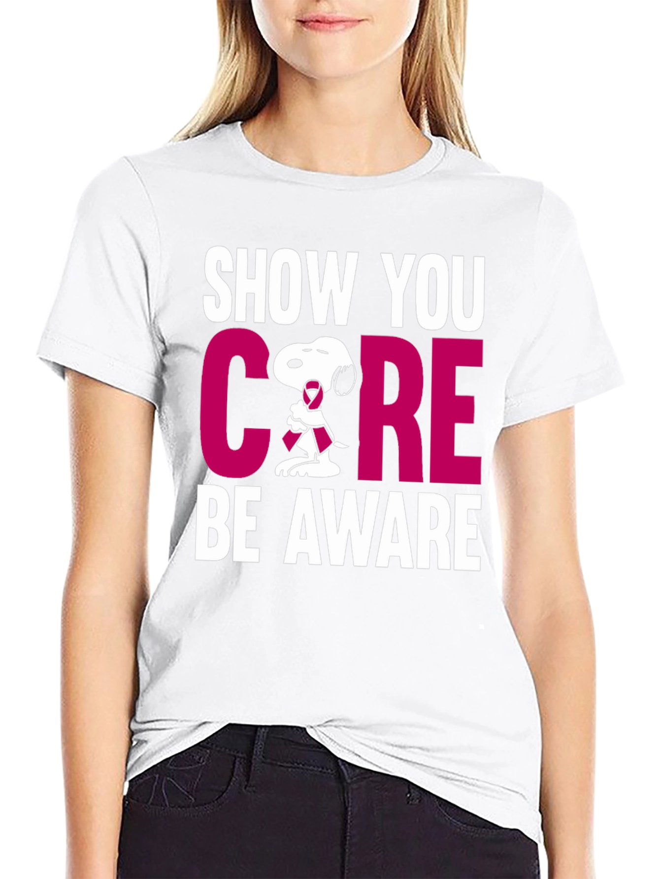 Show You Care Snoopy T-Shirt