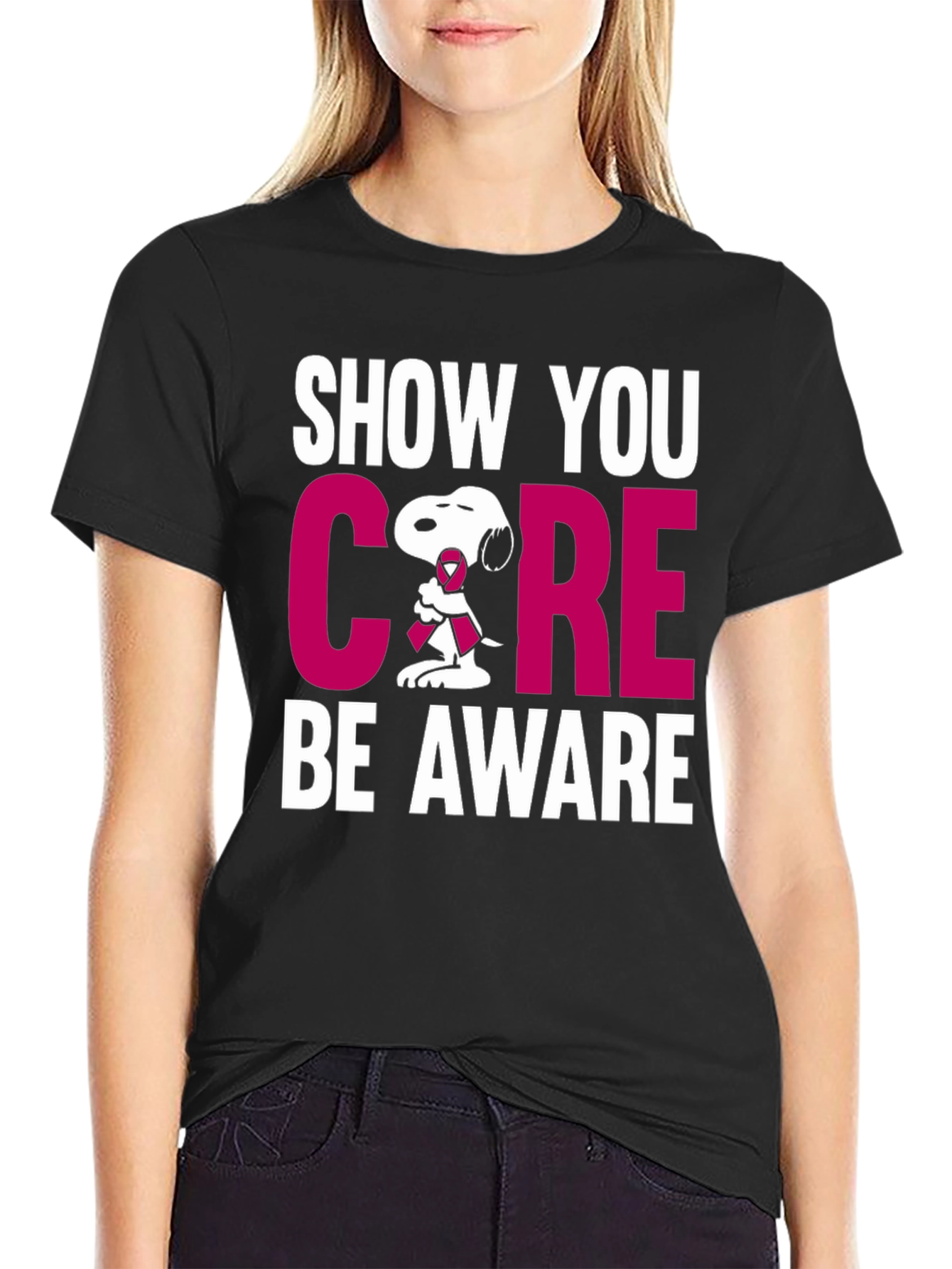 Show You Care Snoopy T-Shirt