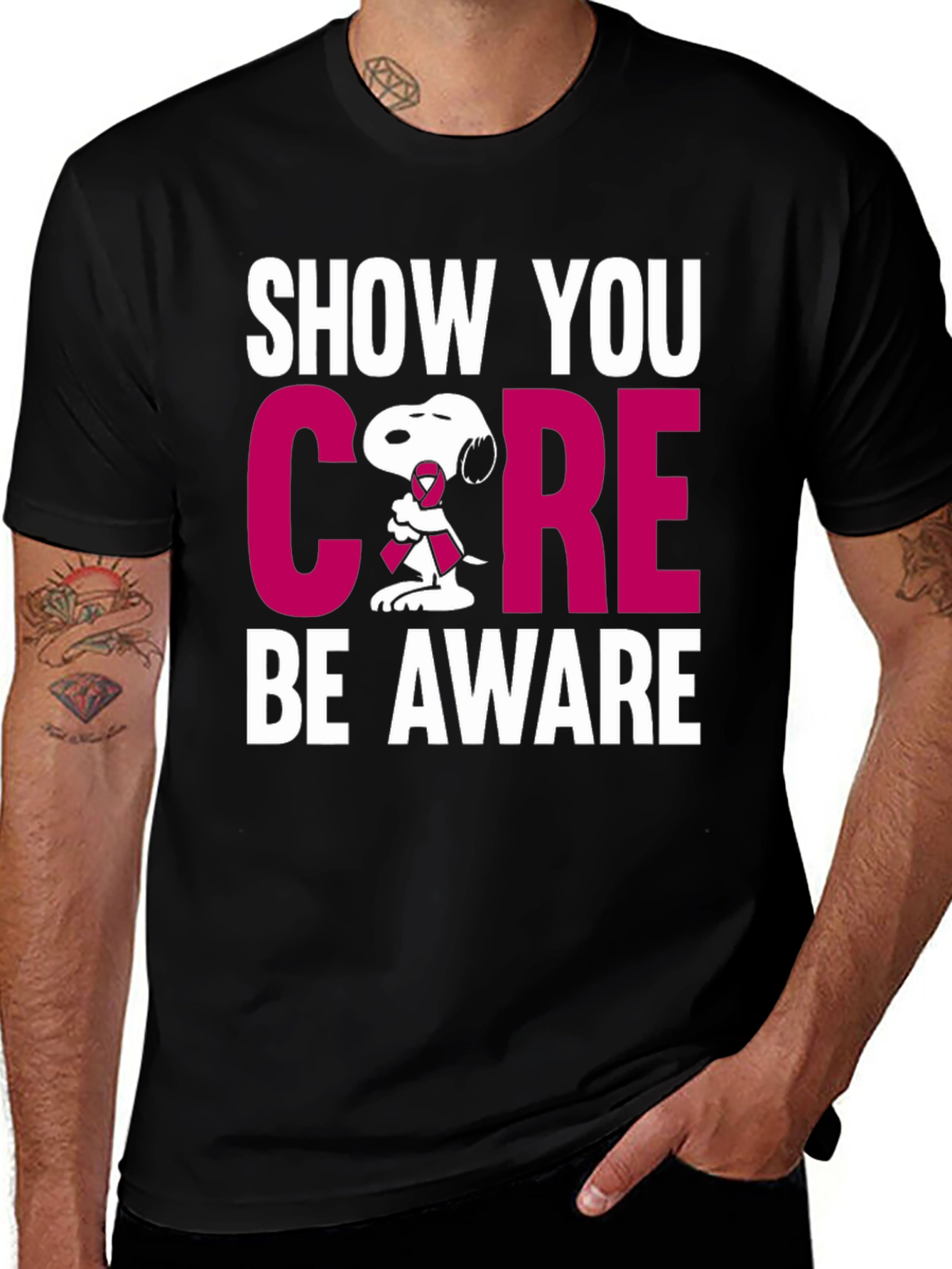 Show You Care Snoopy T-Shirt
