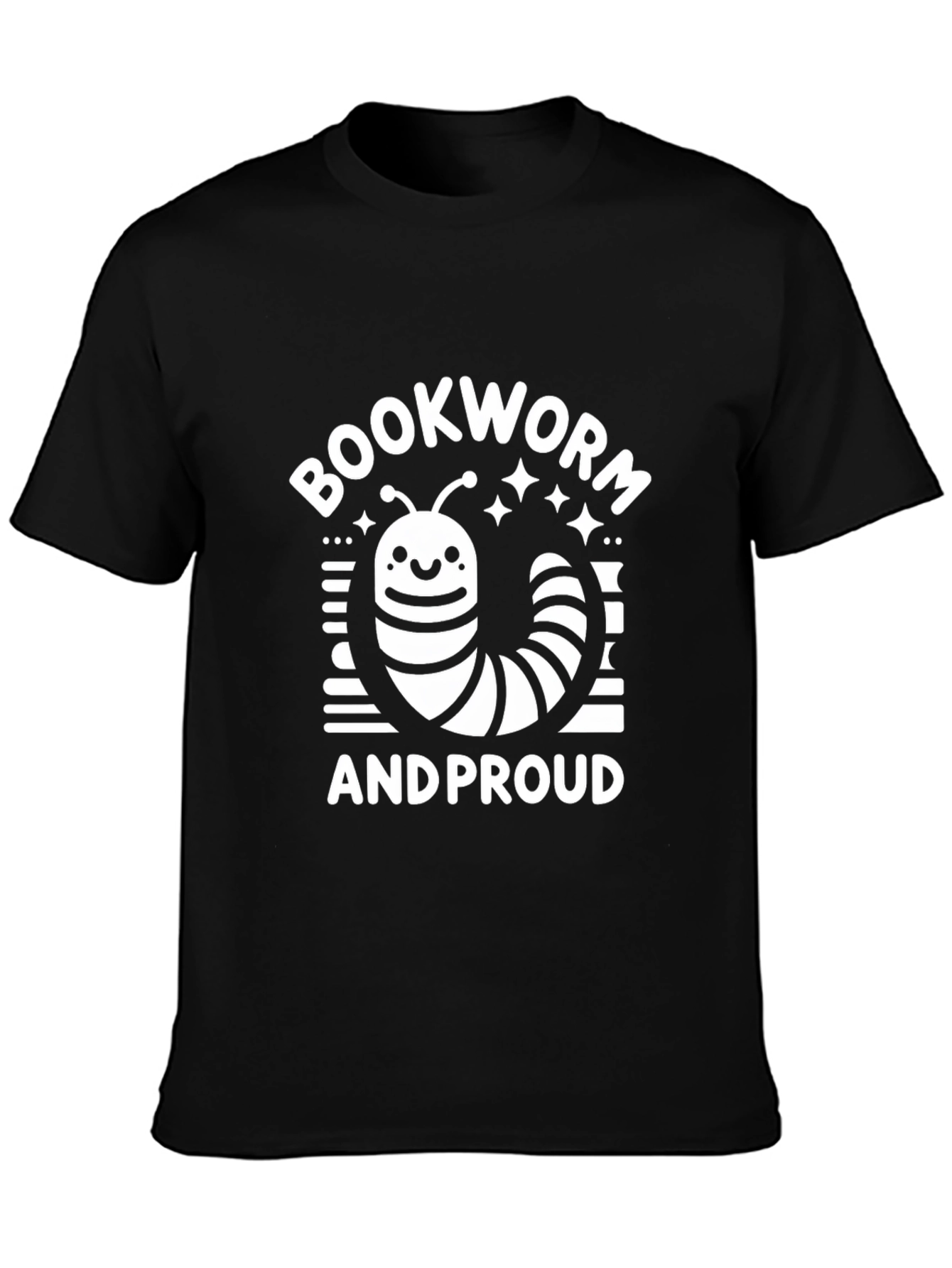 Bookworm and Proud T-Shirt - Whimsical Graphic Tee