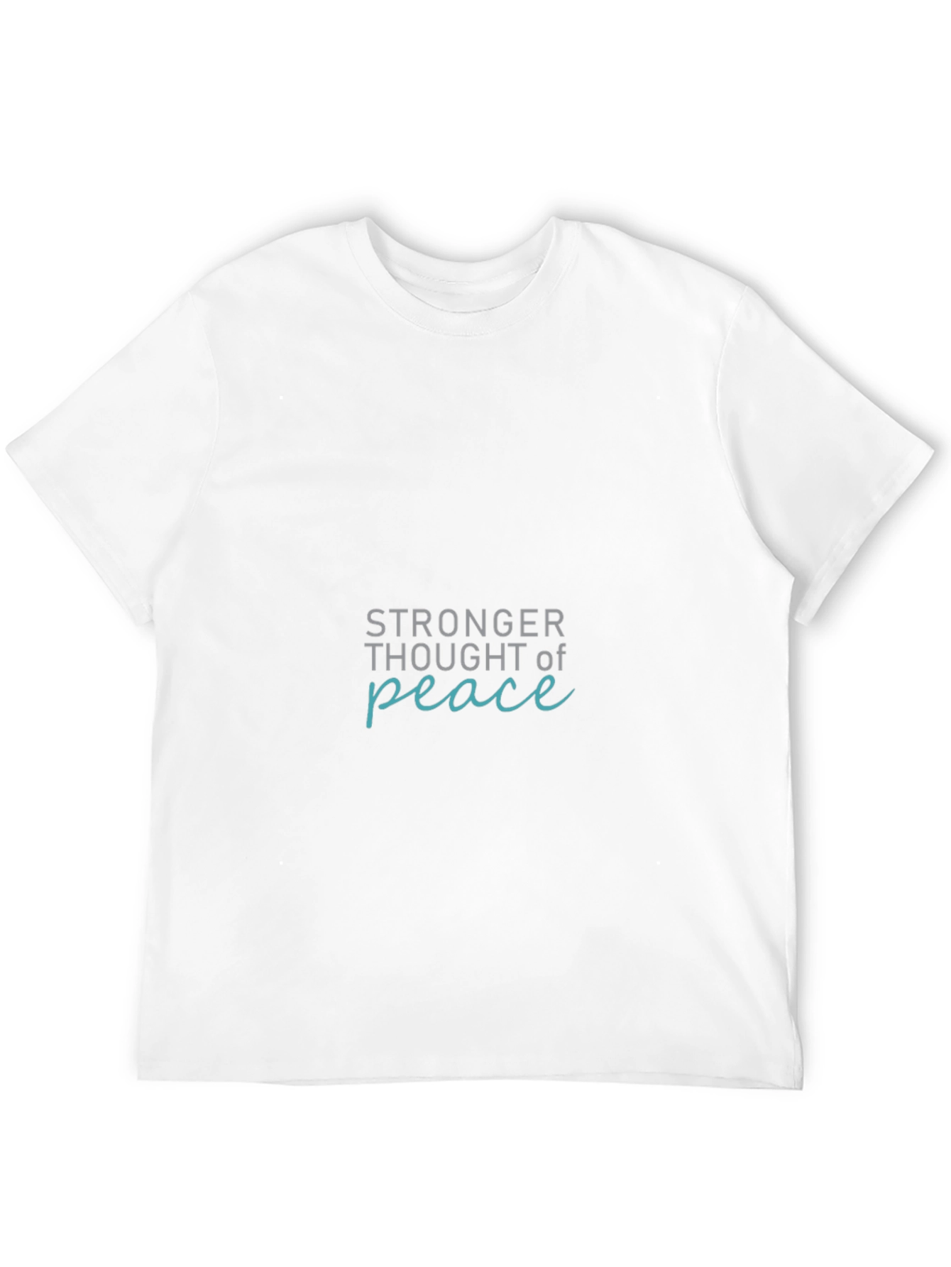 Stronger Thought of Peace Black T-Shirt