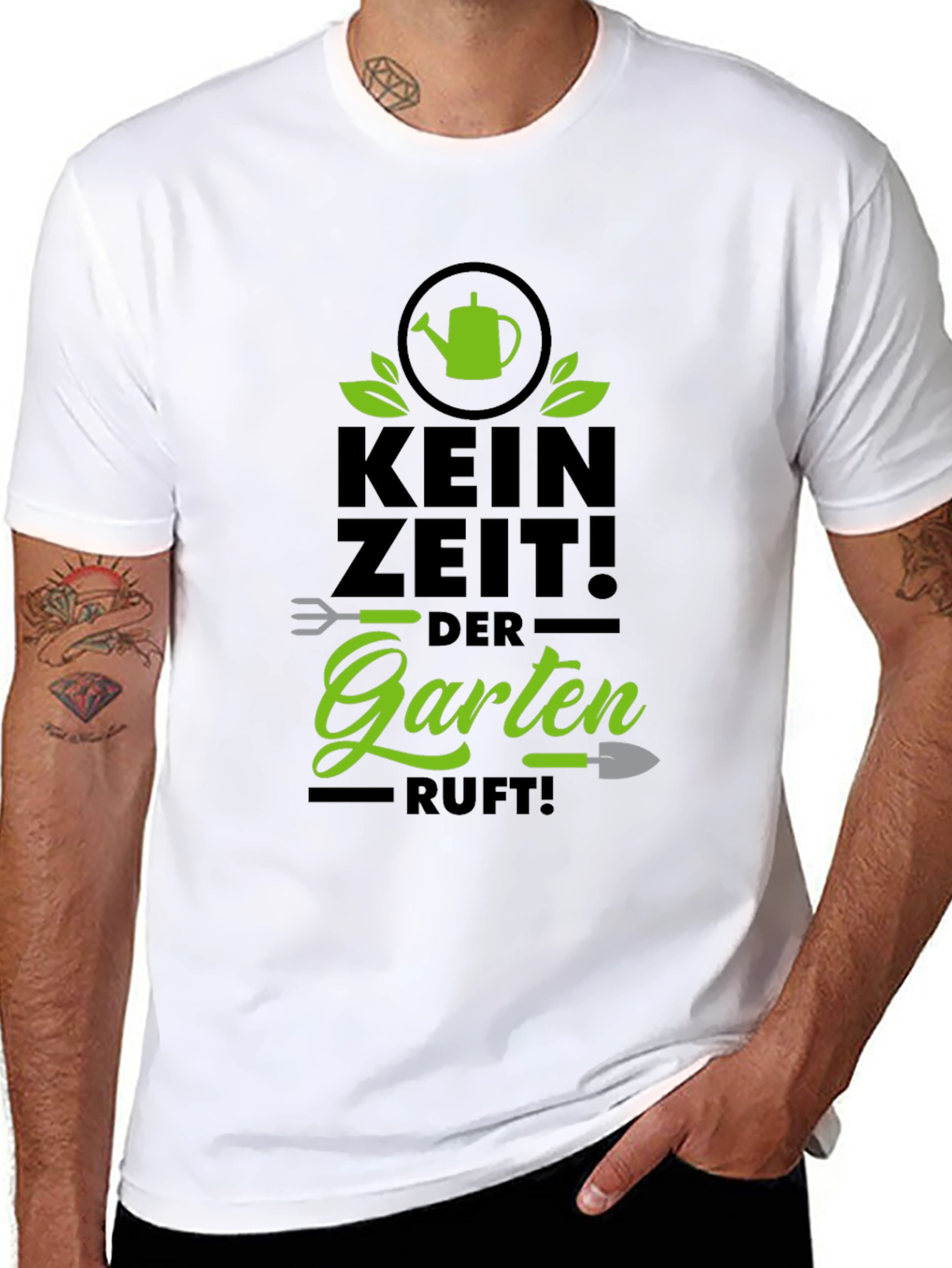 Gardening Enthusiast T-Shirt - Kein Zeit! Der Garten Ruft!