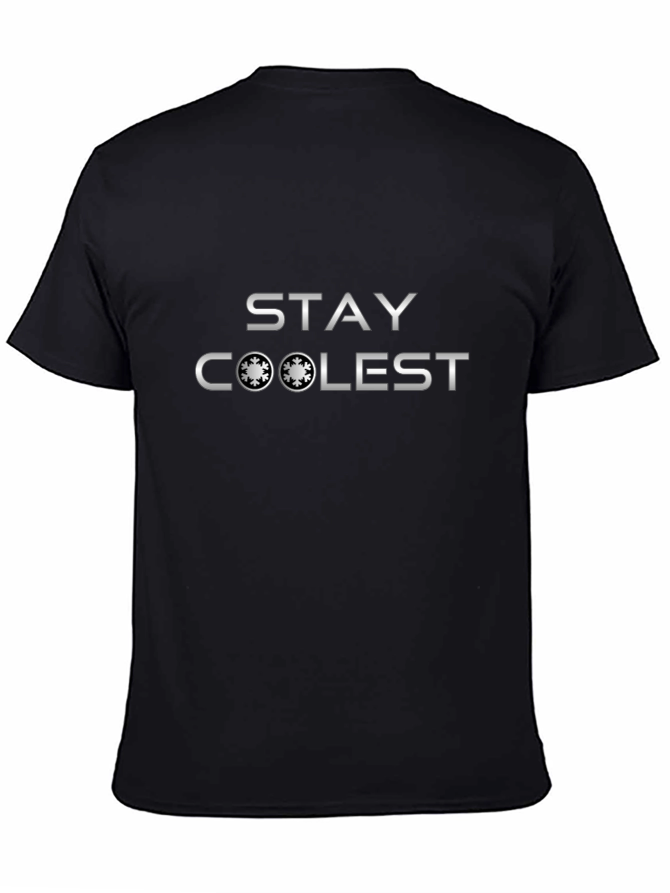 Stay Coolest Black Graphic Tee