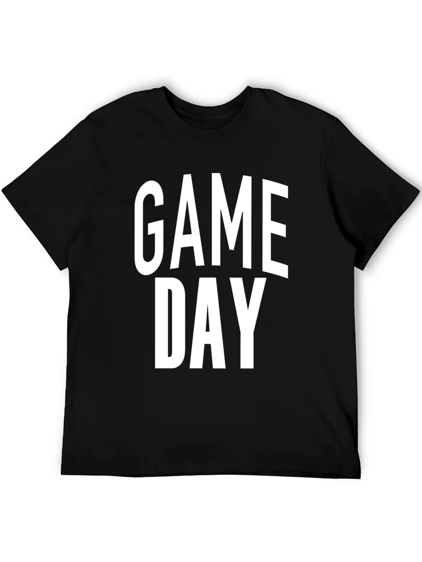 Game Day Black Graphic Tee
