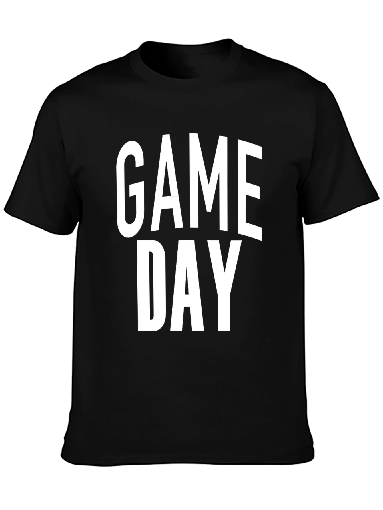 Game Day Black Graphic Tee