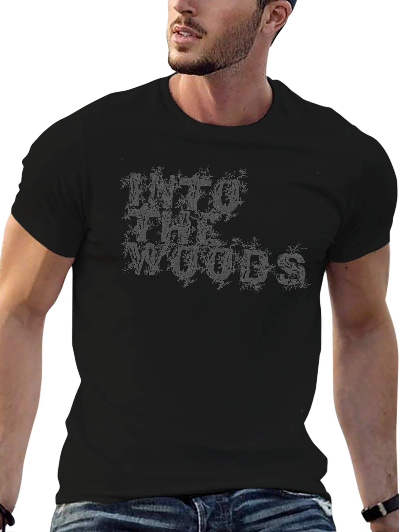 Into the Woods Black Graphic Tee