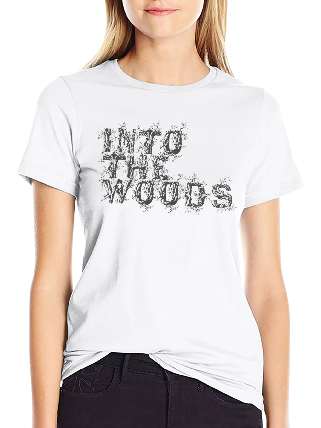 Into the Woods Black Graphic Tee