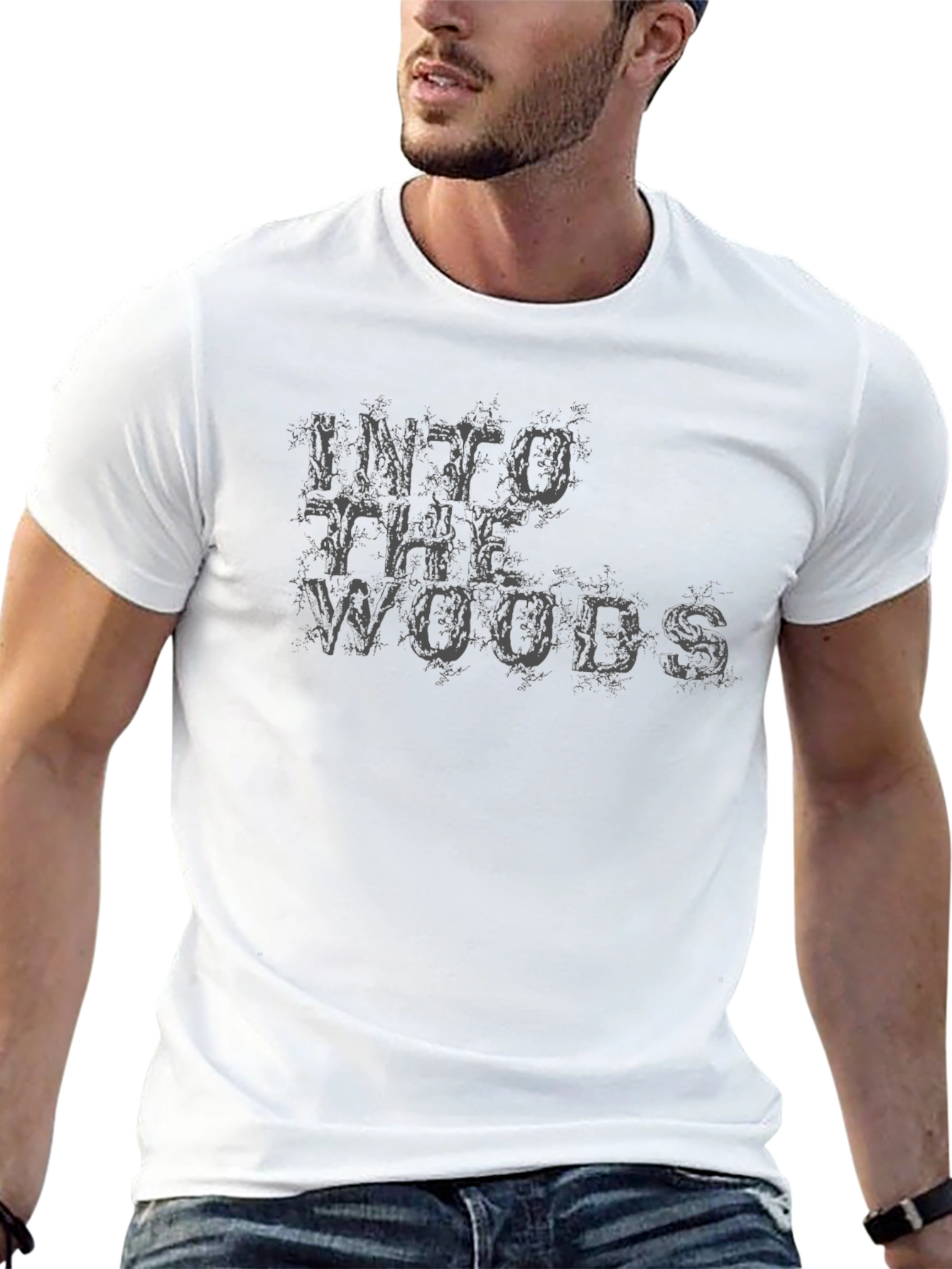 Into the Woods Black Graphic Tee