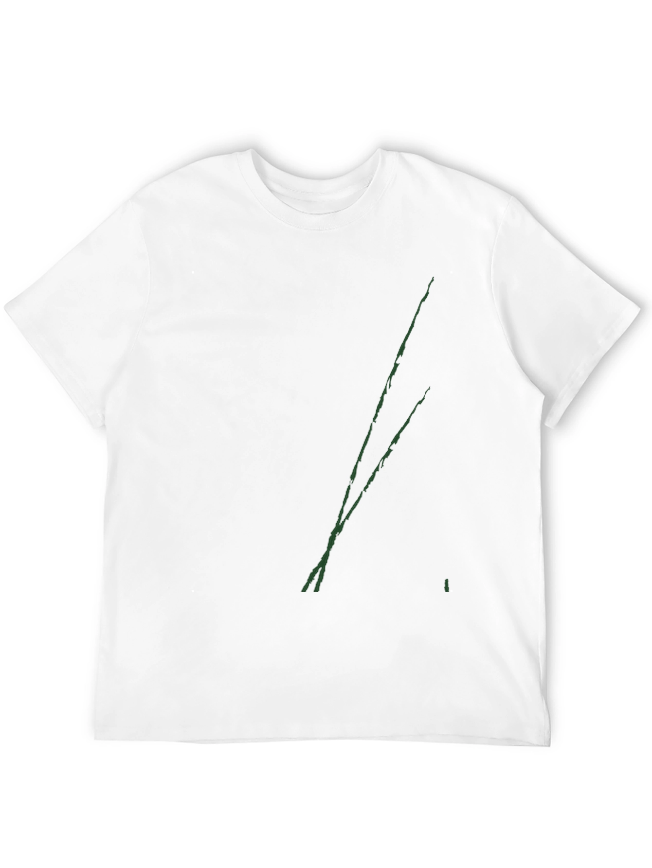 Mens Black Graphic Tee - Abstract Design