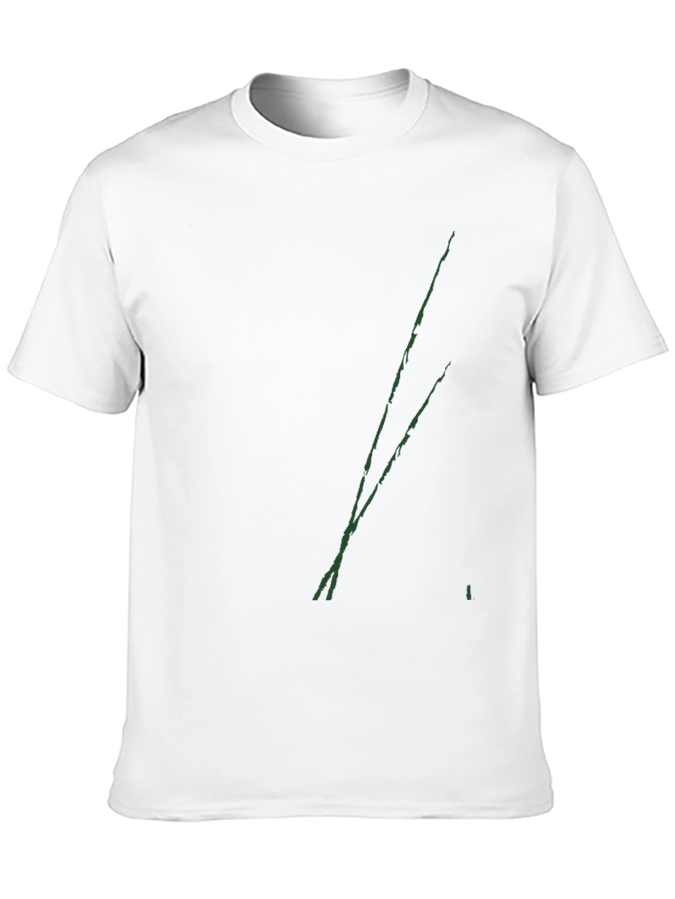 Mens Black Graphic Tee - Abstract Design