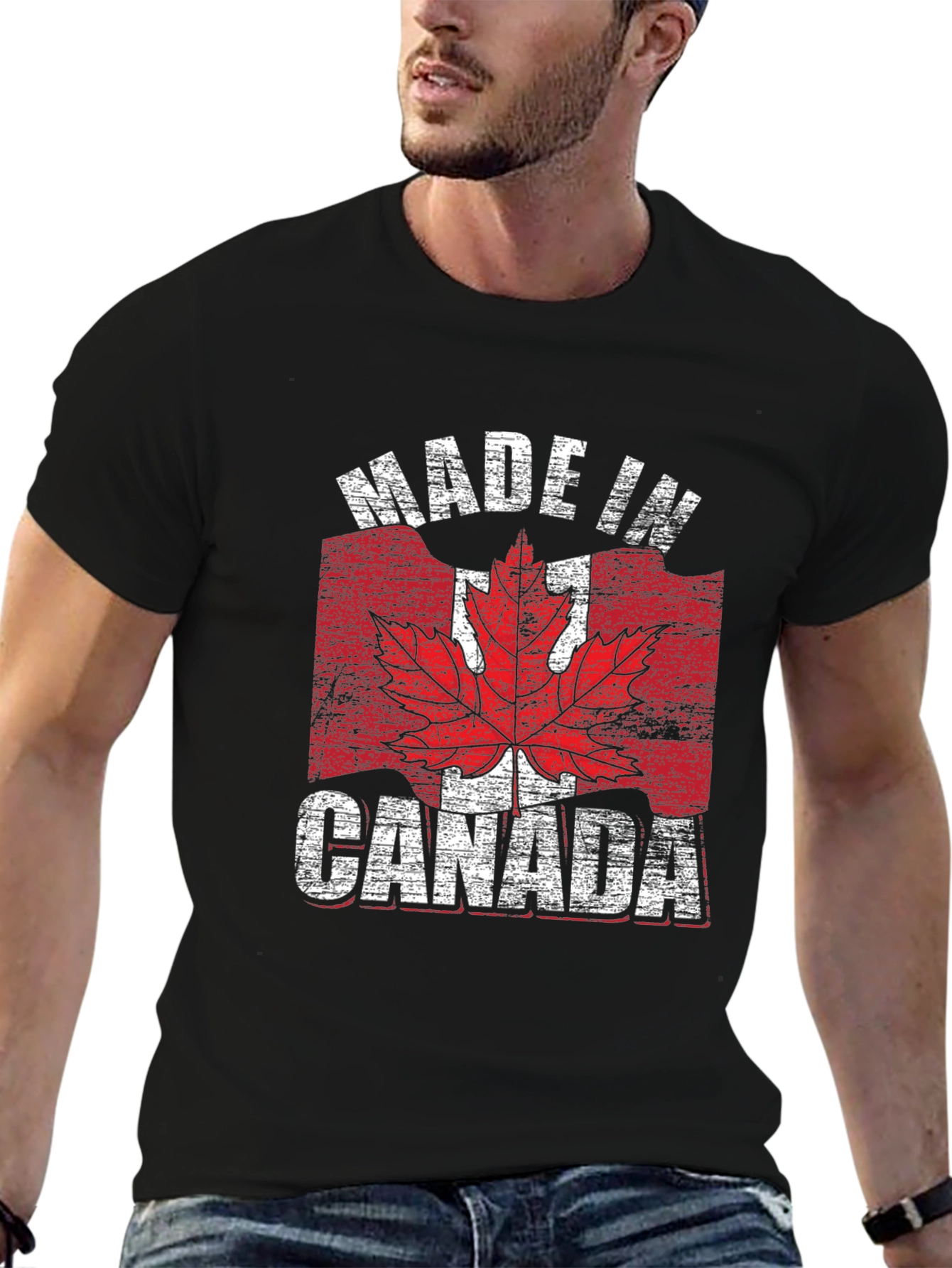 Made in Canada Flag T-Shirt