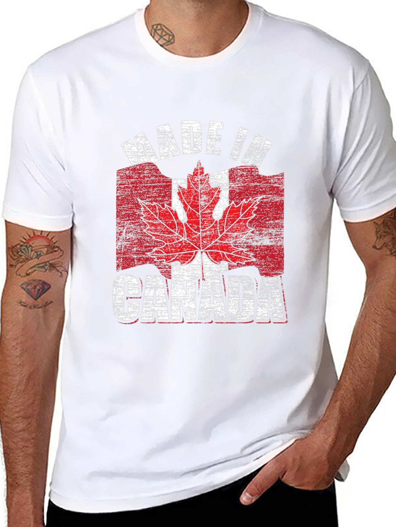 Made in Canada Flag T-Shirt
