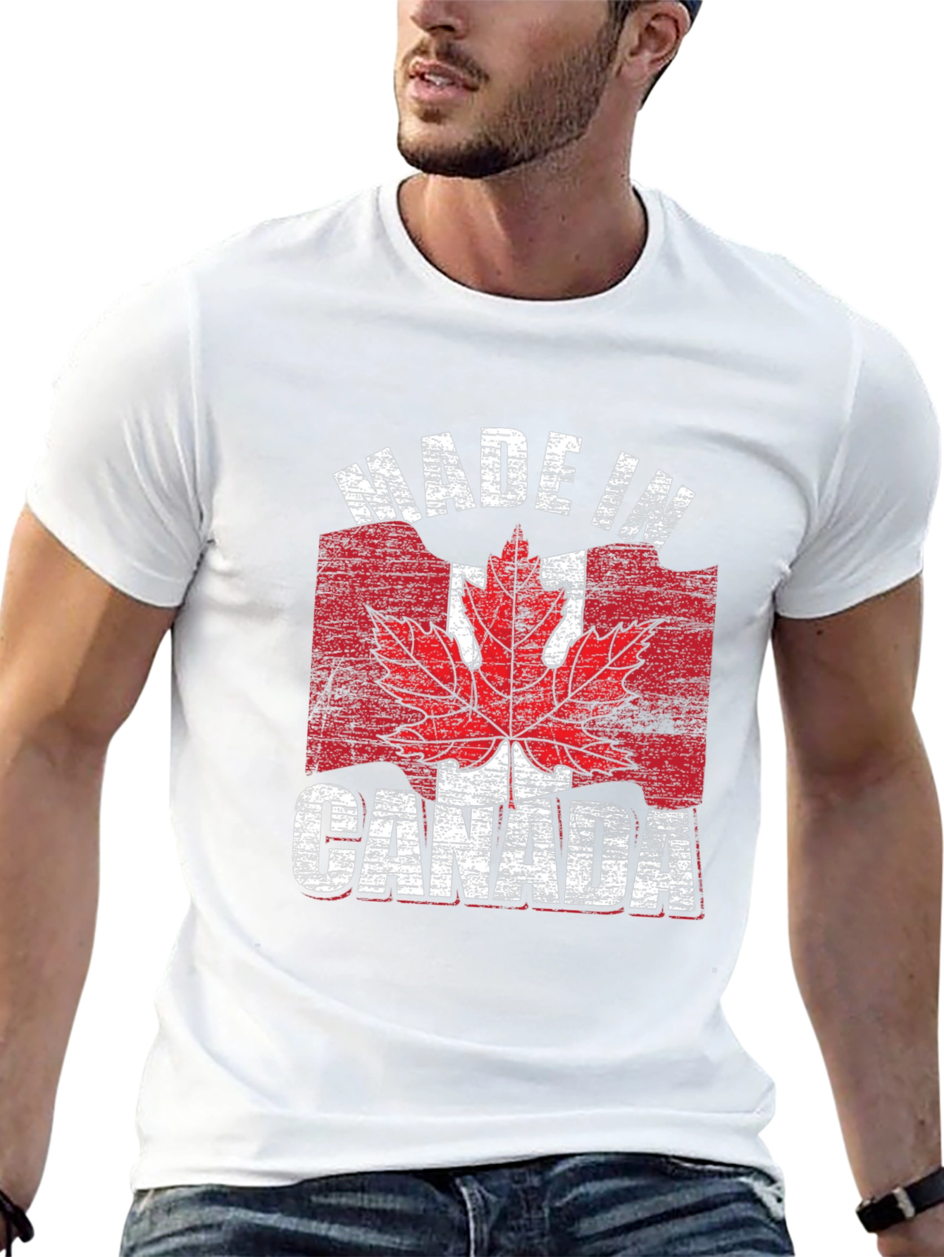 Made in Canada Flag T-Shirt