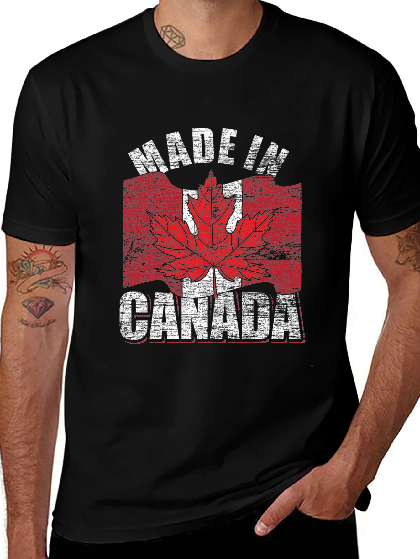 Made in Canada Flag T-Shirt