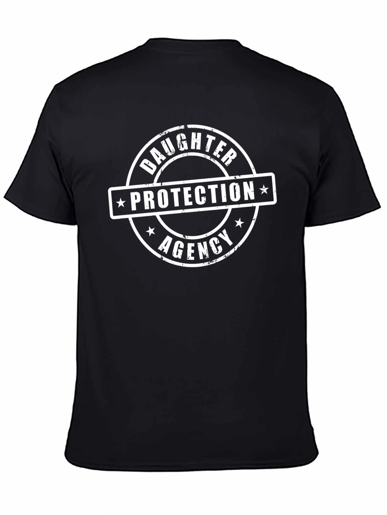 Daughter Protection Agency Graphic T-Shirt - Black Cotton Tee