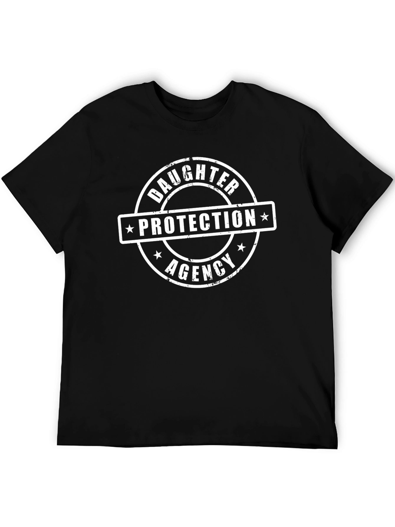 Daughter Protection Agency Graphic T-Shirt - Black Cotton Tee