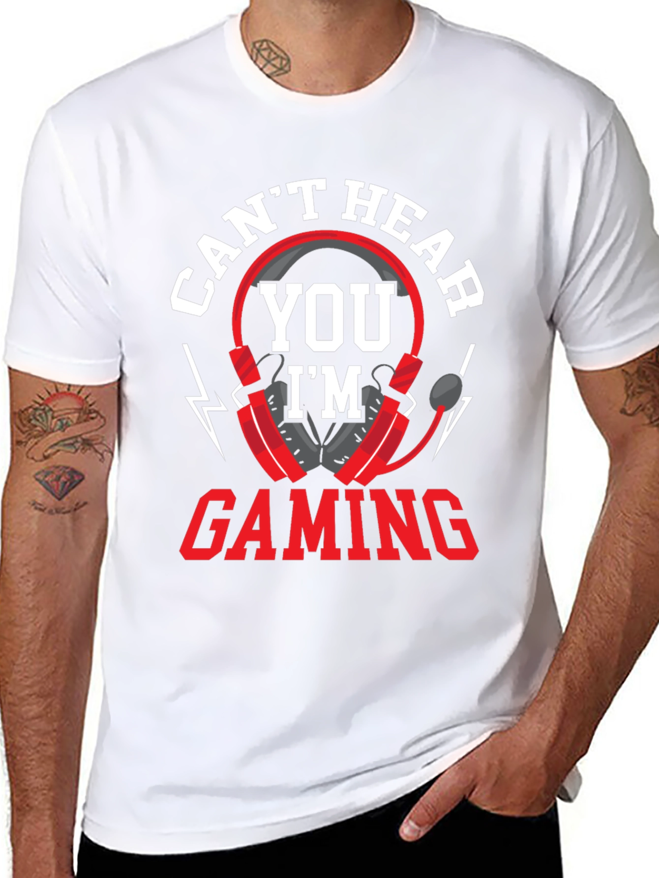 Cant Hear You Im Gaming T-Shirt