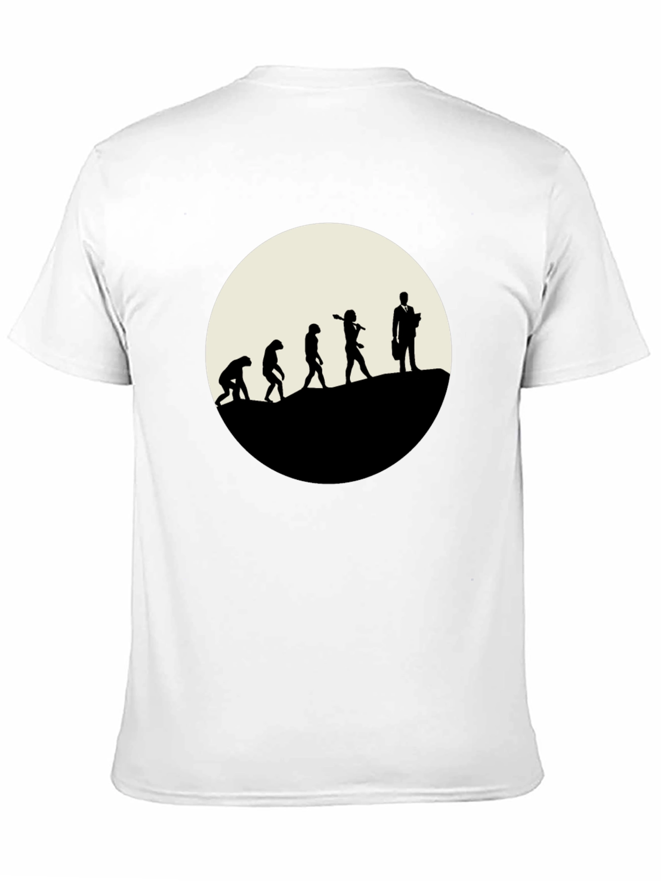 Evolution of Man Black T-Shirt