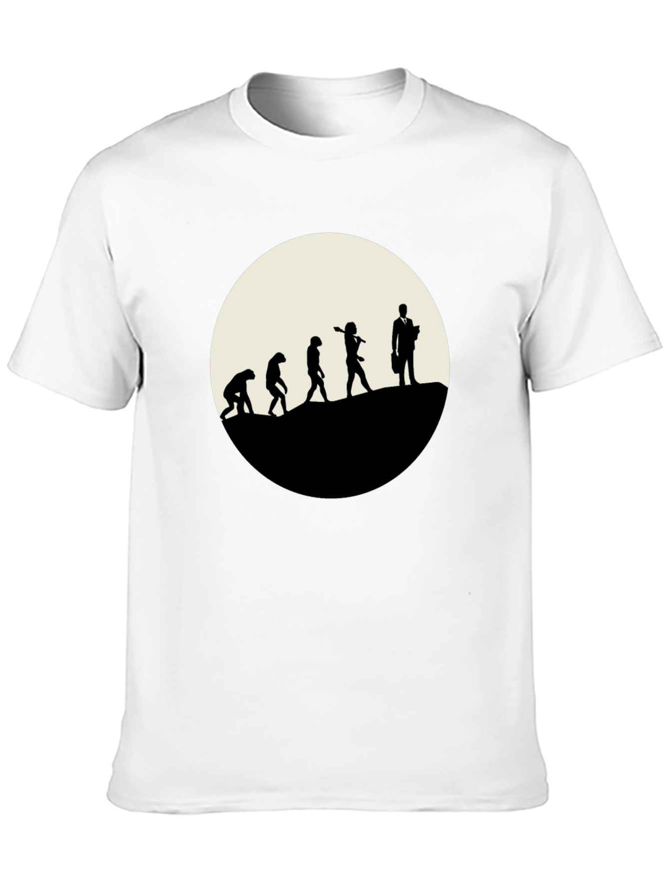 Evolution of Man Black T-Shirt
