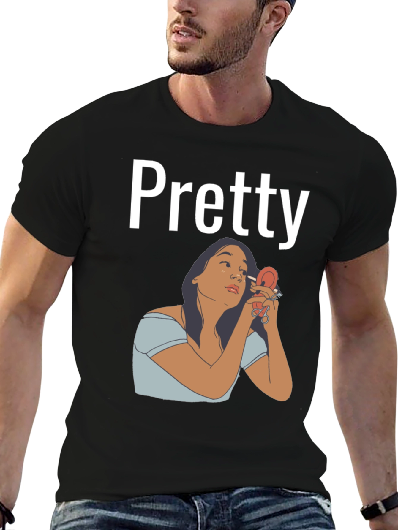 Pretty Girl Graphic T-Shirt