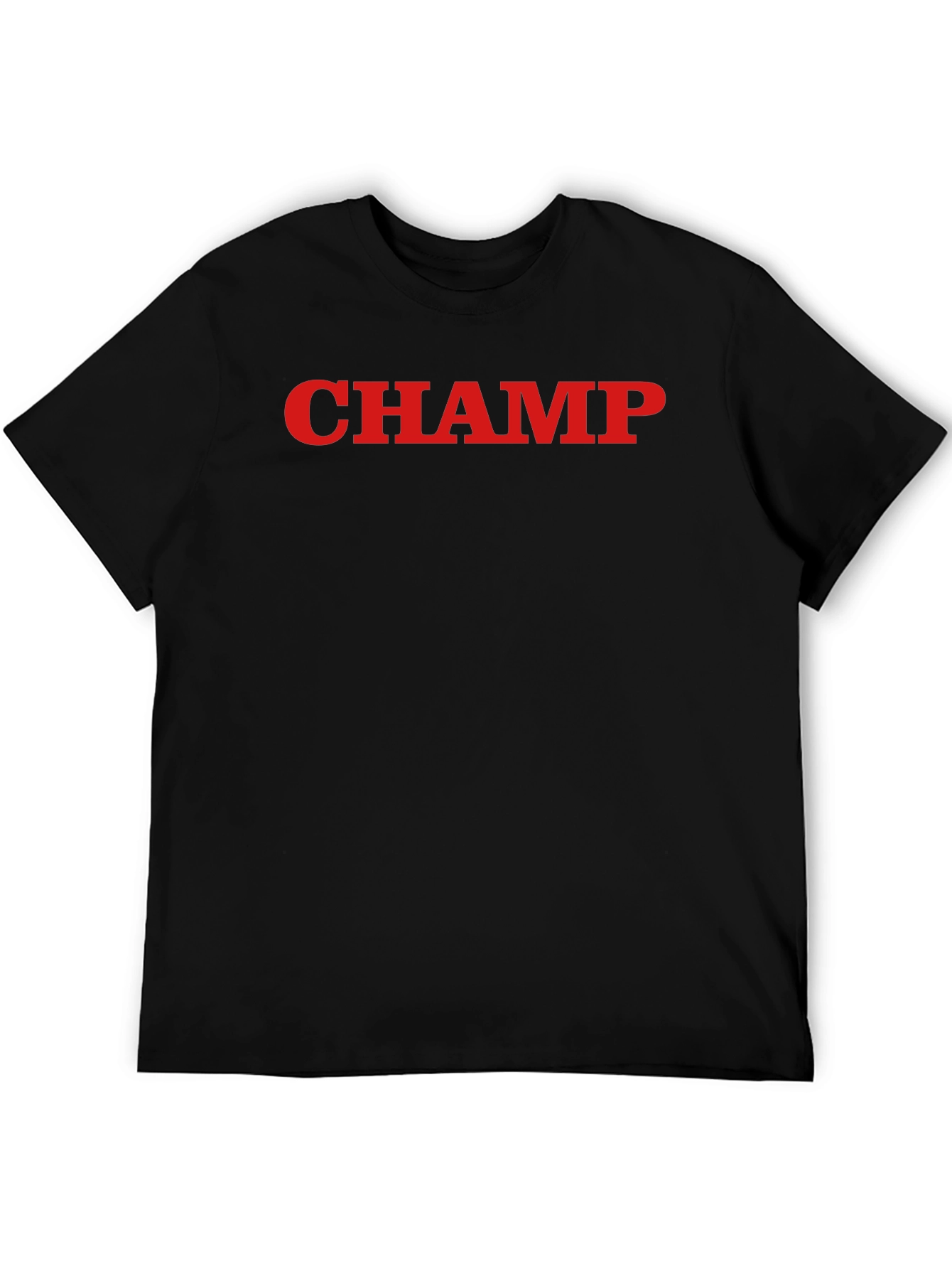 Bold CHAMP Graphic T-Shirt - Black