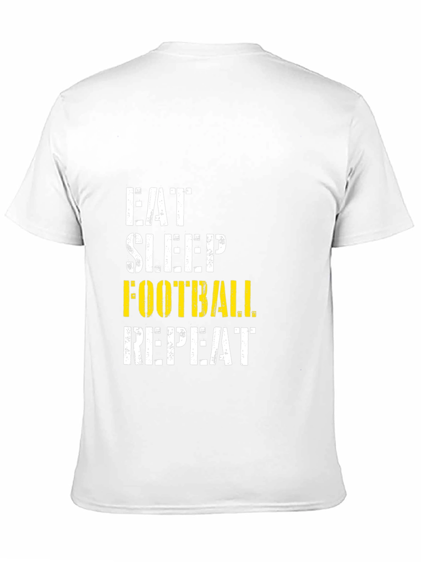 Eat Sleep Football Repeat Graphic T-Shirt