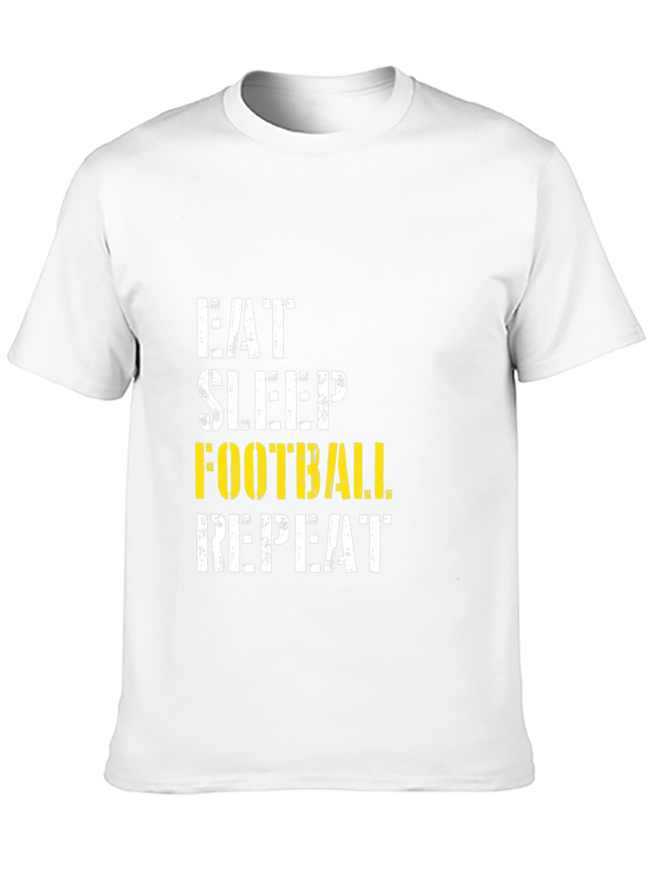Eat Sleep Football Repeat Graphic T-Shirt