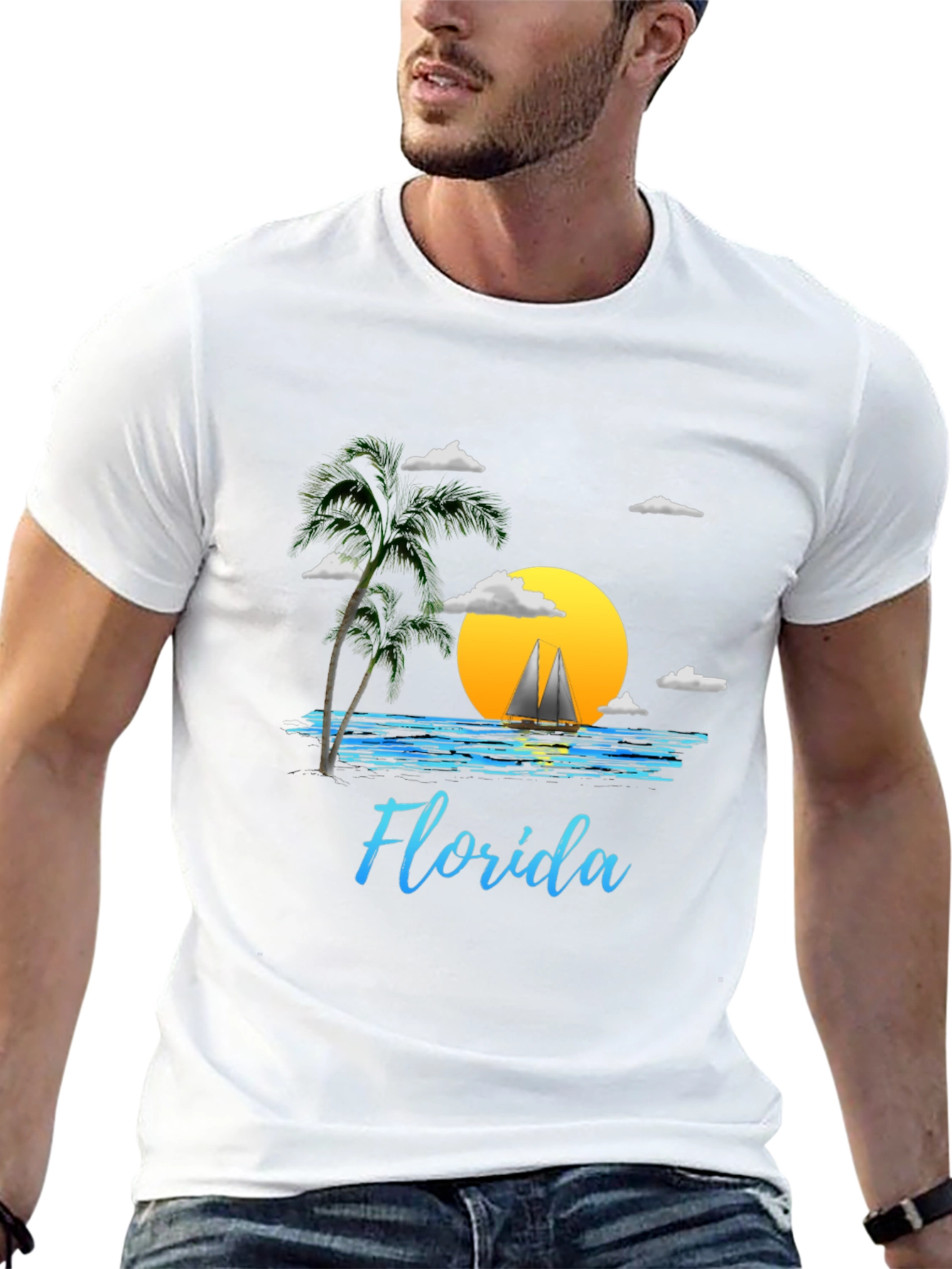 Florida Sunset Graphic T-Shirt