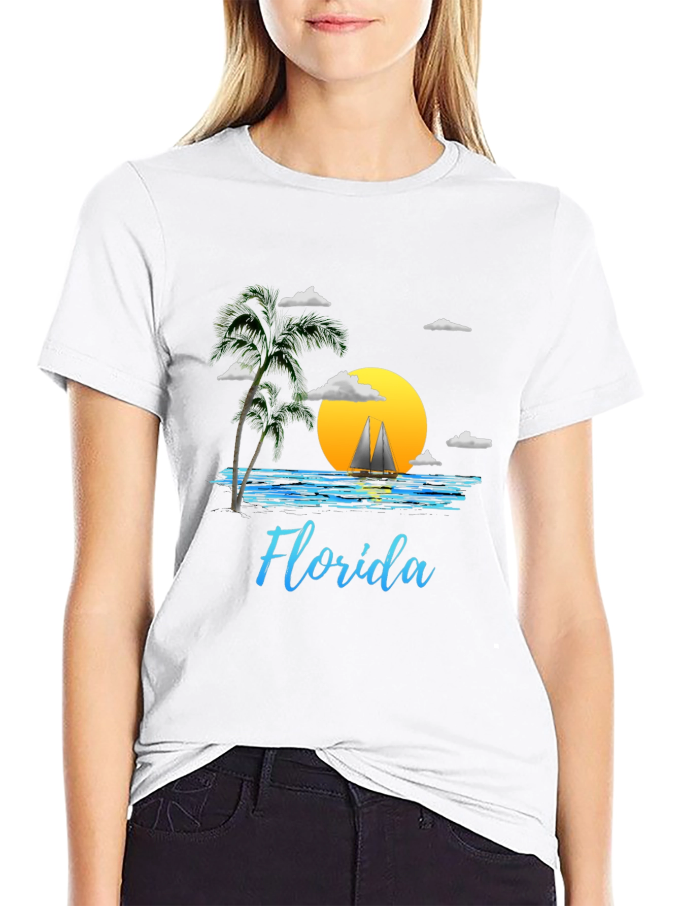 Florida Sunset Graphic T-Shirt