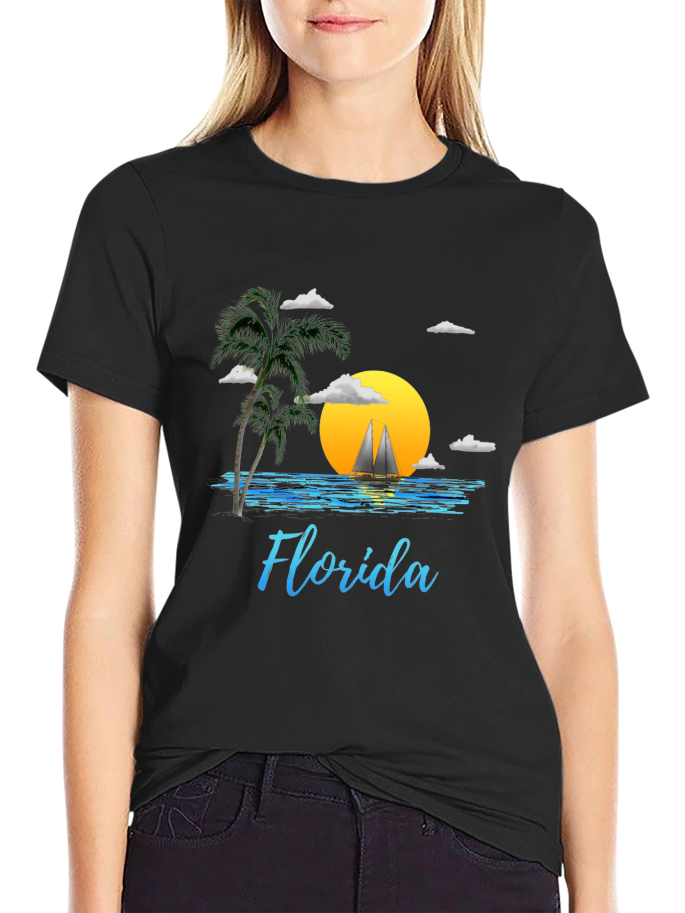 Florida Sunset Graphic T-Shirt