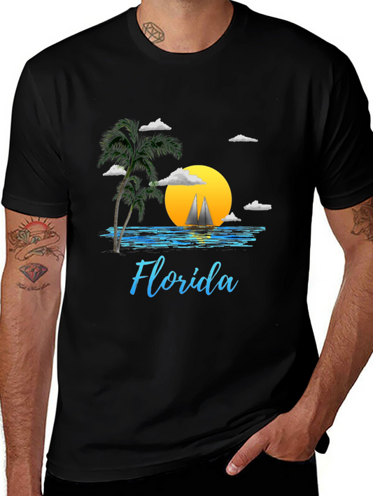 Florida Sunset Graphic T-Shirt