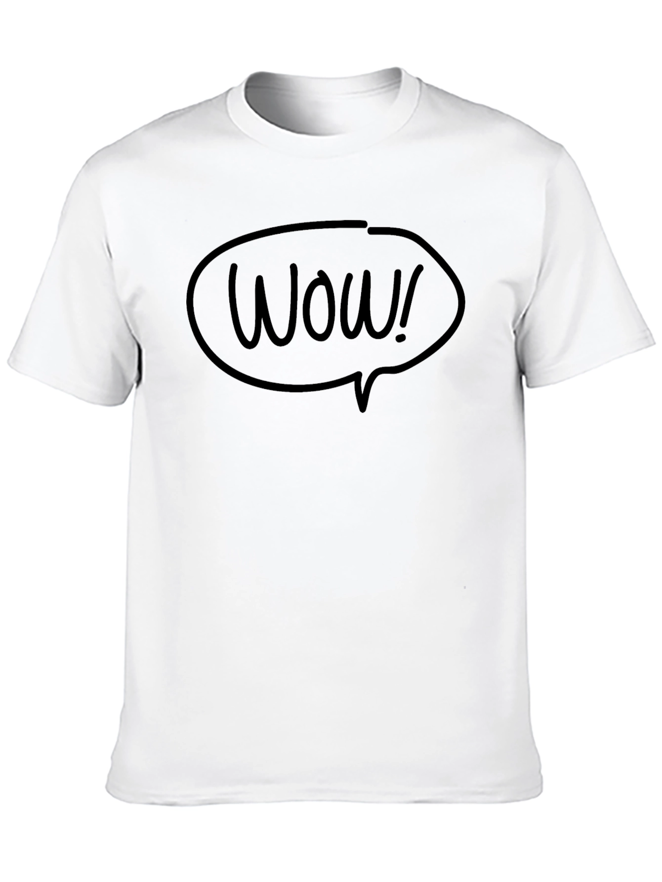 Wow! T-Shirt - Speech Bubble Design