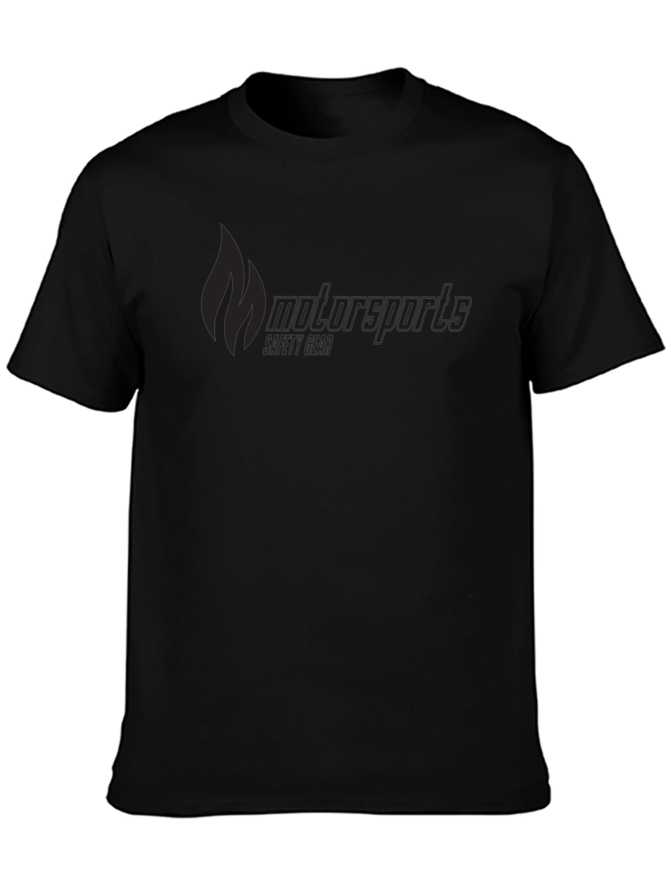 Motorsports Safety Gear Black T-Shirt