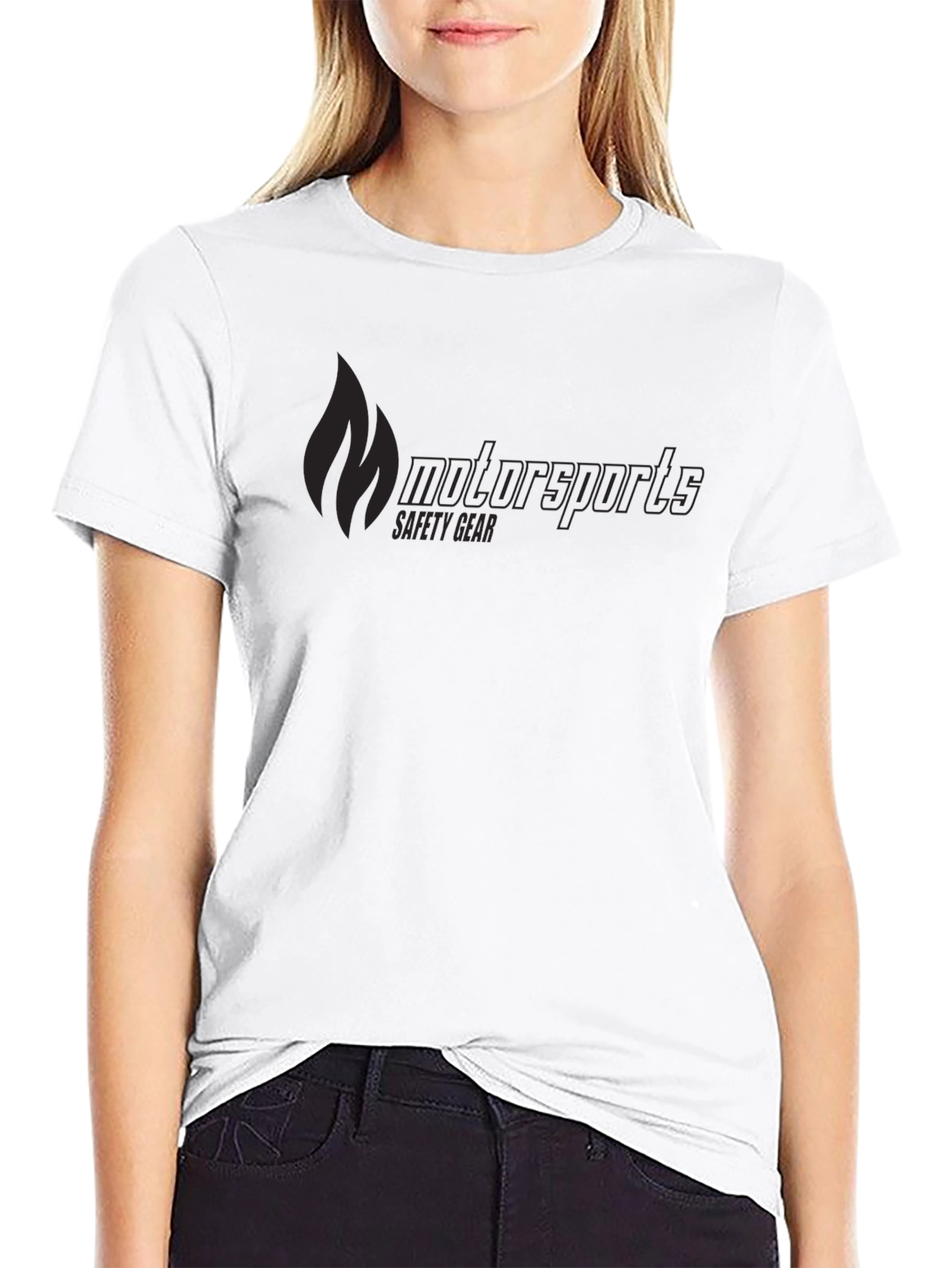 Motorsports Safety Gear Black T-Shirt
