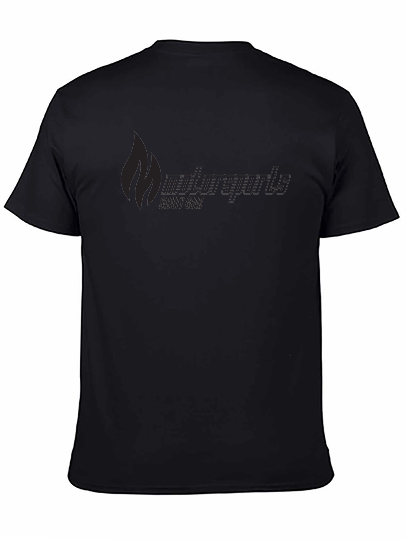Motorsports Safety Gear Black T-Shirt