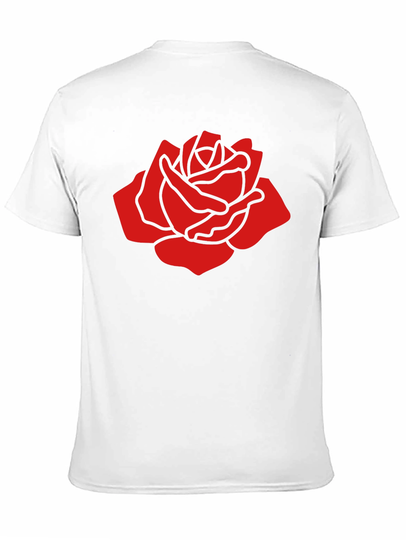 Bold Red Rose Graphic T-Shirt