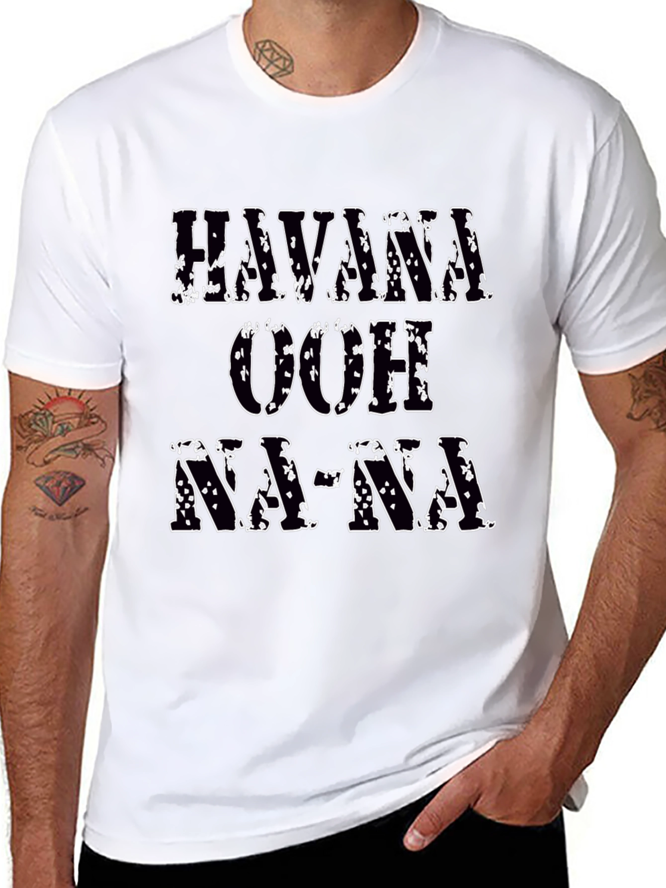 Havana Ooh Na-Na Graphic Print Tee
