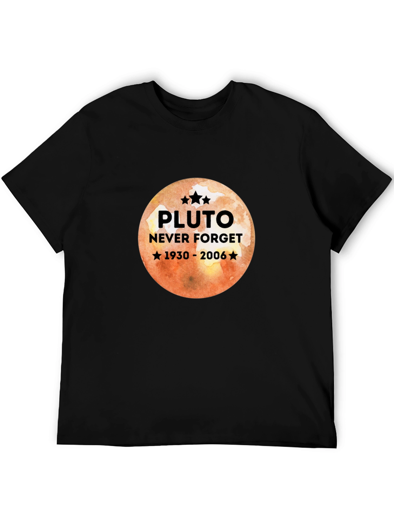 Pluto Never Forget Graphic Tee - Retro Style