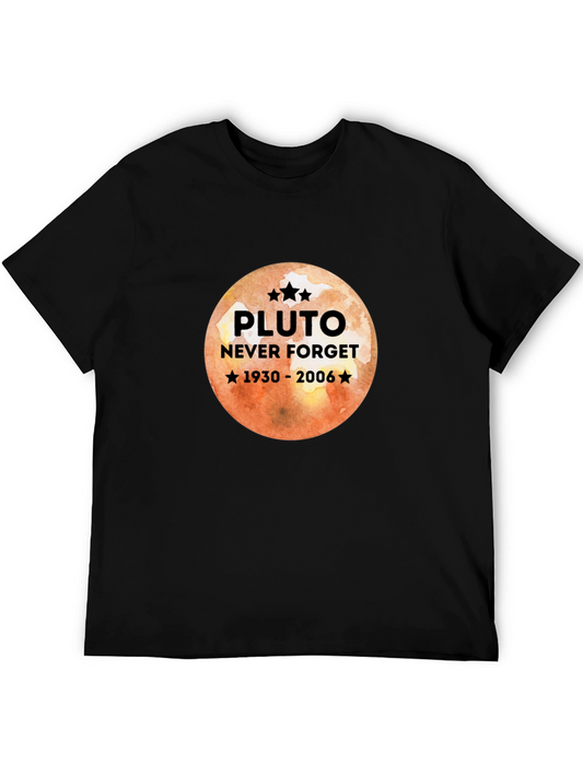 Pluto Never Forget Graphic Tee - Retro Style