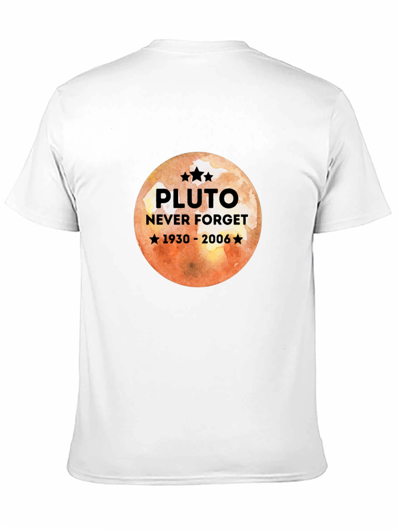 Pluto Never Forget Graphic Tee - Retro Style