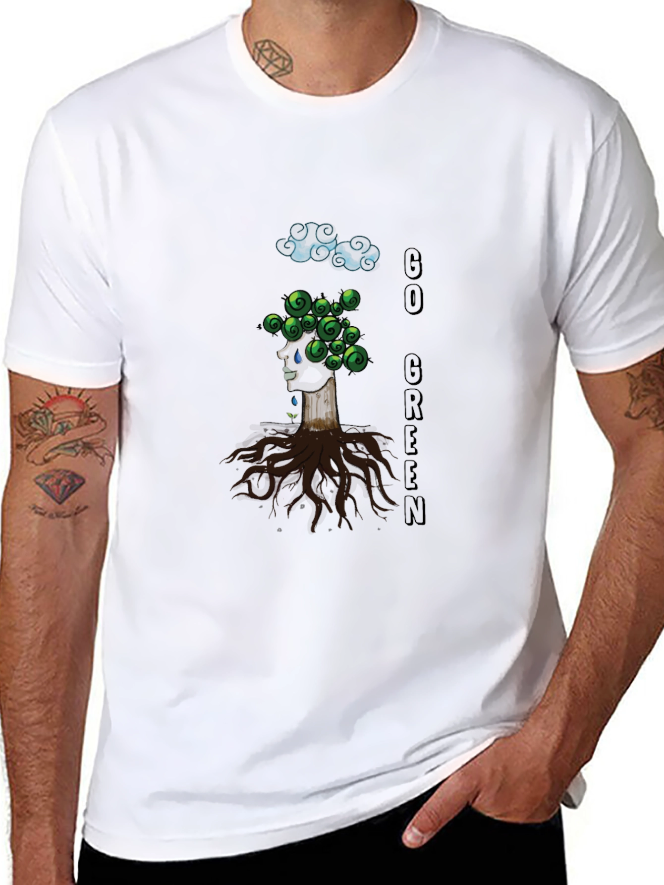 Eco-Mind T-Shirt: Go Green Design