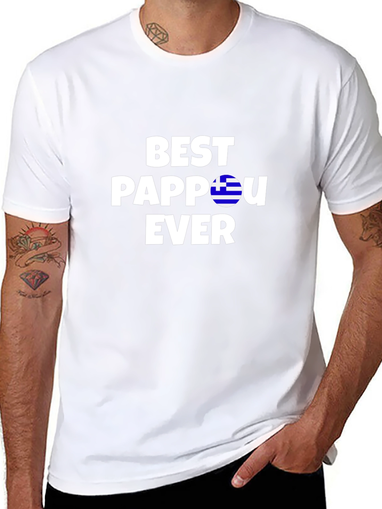 Best Pappou Ever T-Shirt - Greek Pride
