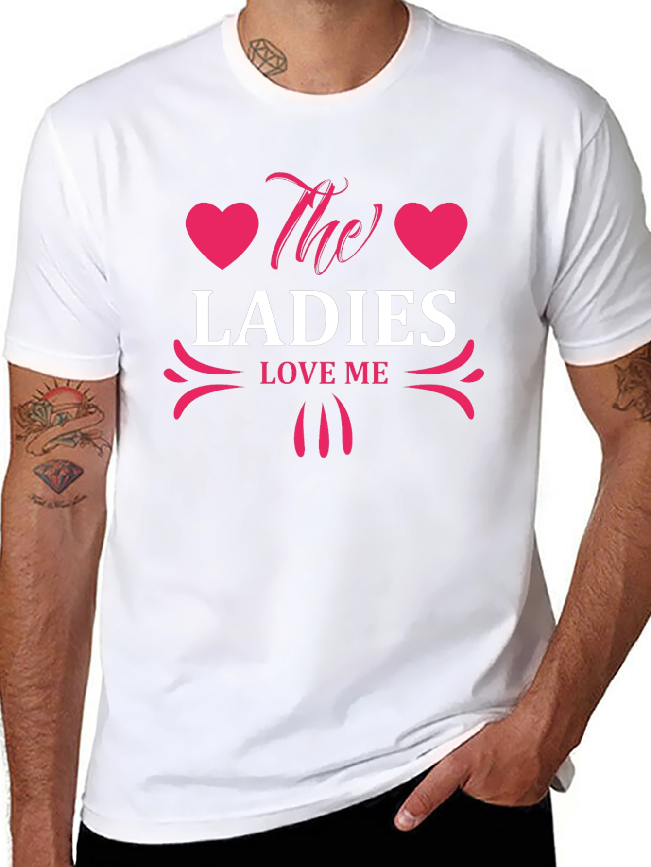 The Ladies Love Me Graphic T-Shirt - Stylish Design