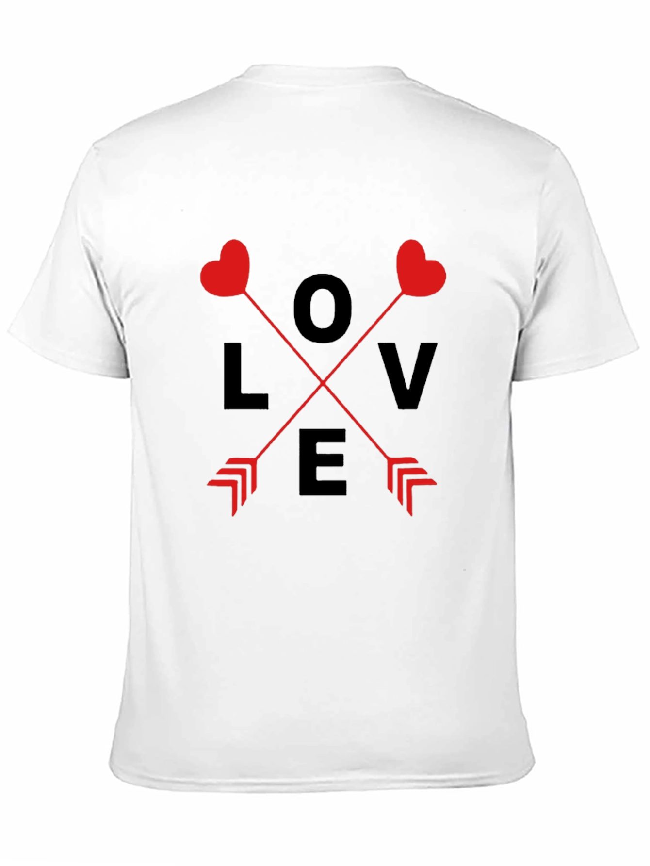 Love Arrow Graphic Tee - Black